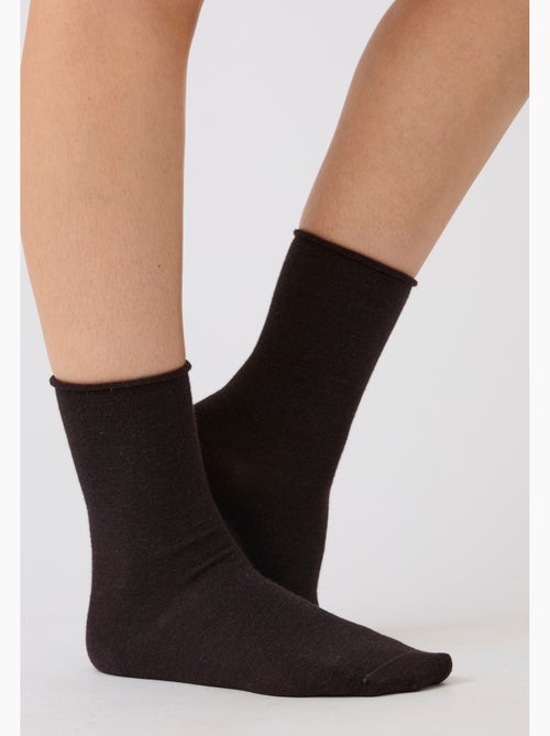 Lot de 2 paires de chaussettes soie et thermolactyl - damart - Kiabi Lot de 2 paires de chaussettes soie et thermolactyl - damart - Kiabi