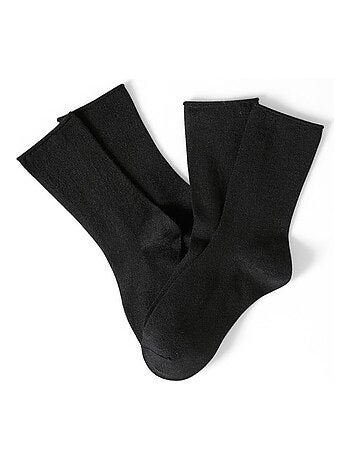Lot de 2 paires de chaussettes soie et Thermolactyl - Damart