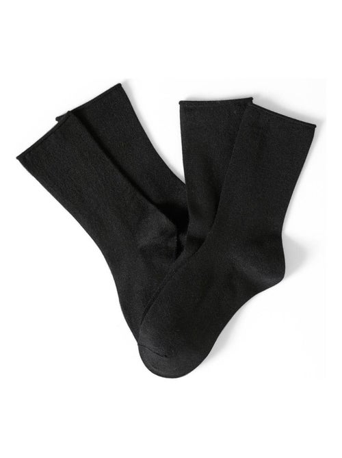 Lot de 2 paires de chaussettes soie et Thermolactyl - Damart - Kiabi Lot de 2 paires de chaussettes soie et Thermolactyl - Damart - Kiabi
