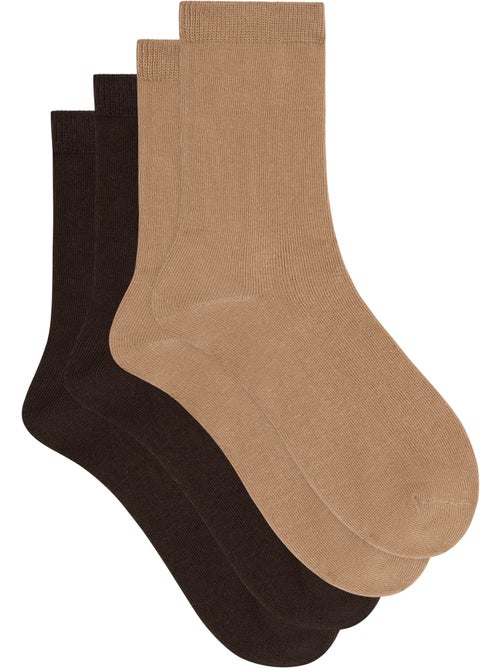 Lot de 2 paires de Chaussettes Thermo - Kiabi Lot de 2 paires de Chaussettes Thermo - Kiabi