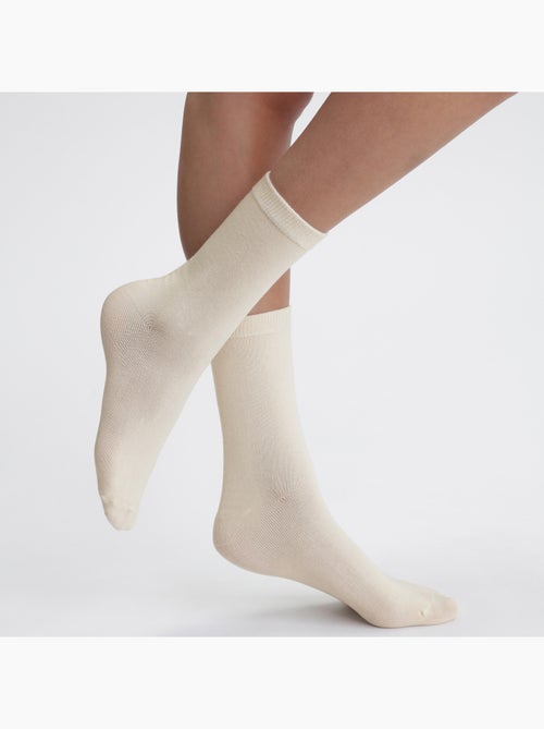 Lot de 2 paires de Chaussettes Thermo Polaire - Kiabi