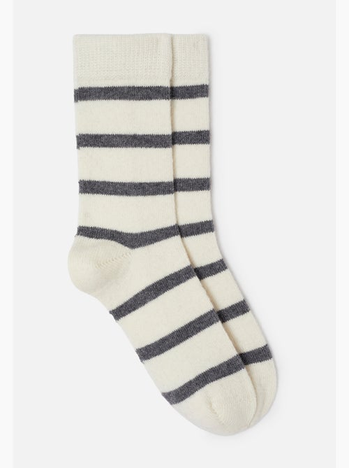 Lot de 2 paires de chaussettes thermolactyl avec laine et cachemire - damart - Kiabi Lot de 2 paires de chaussettes thermolactyl avec laine et cachemire - damart - Kiabi
