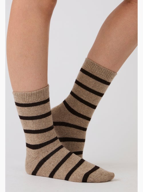 Lot de 2 paires de chaussettes thermolactyl avec laine et cachemire - damart - Kiabi Lot de 2 paires de chaussettes thermolactyl avec laine et cachemire - damart - Kiabi