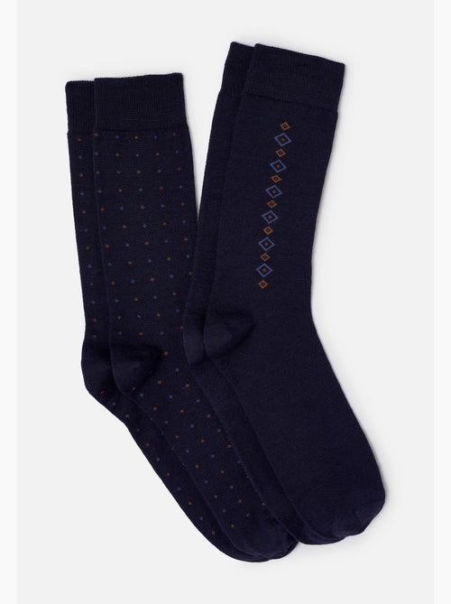 Lot de 2 paires de chaussettes Thermolactyl en maille laineuse - Damart - Kiabi Lot de 2 paires de chaussettes Thermolactyl en maille laineuse - Damart - Kiabi