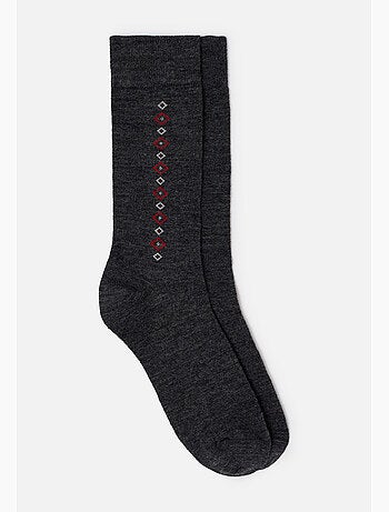 Lot de 2 paires de chaussettes Thermolactyl en maille laineuse - Damart