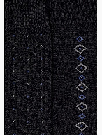 Lot de 2 paires de chaussettes Thermolactyl en maille laineuse - Damart