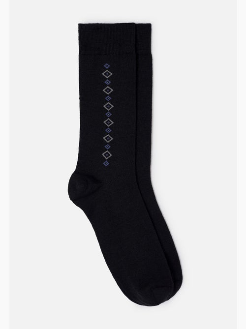 Lot de 2 paires de chaussettes Thermolactyl en maille laineuse - Damart - Kiabi Lot de 2 paires de chaussettes Thermolactyl en maille laineuse - Damart - Kiabi