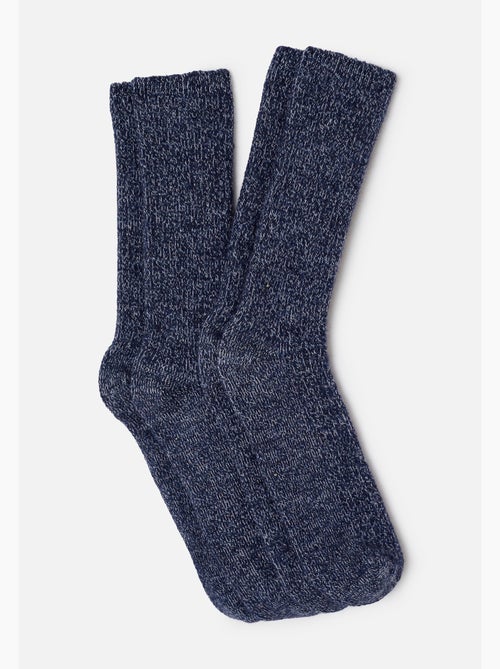 Lot de 2 paires de chaussettes thermolactyl en maille moulinée - damart - Kiabi Lot de 2 paires de chaussettes thermolactyl en maille moulinée - damart - Kiabi