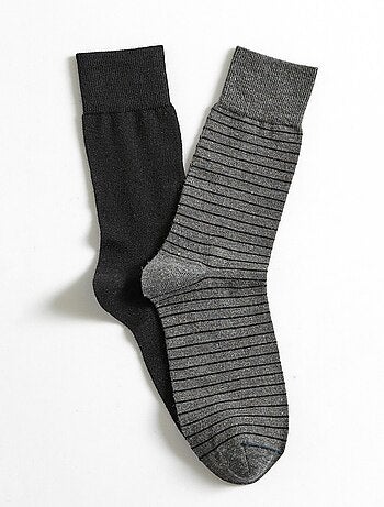 Lot de 2 paires de chaussettes Thermolactyl et soie - Damart