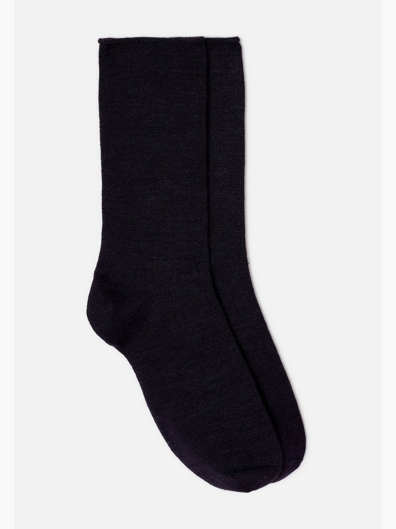 Lot de 2 paires de chaussettes Thermolactyl fines et chaudes - Damart Bleu - Kiabi