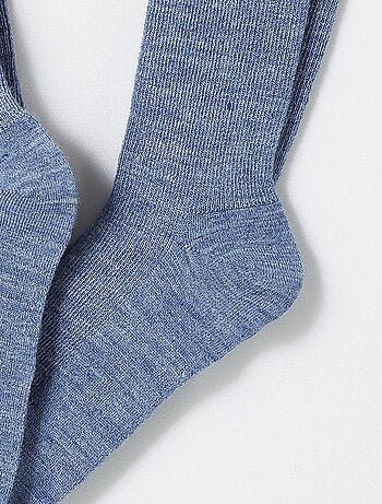 Lot de 2 paires de chaussettes Thermolactyl maille laineuse - Damart