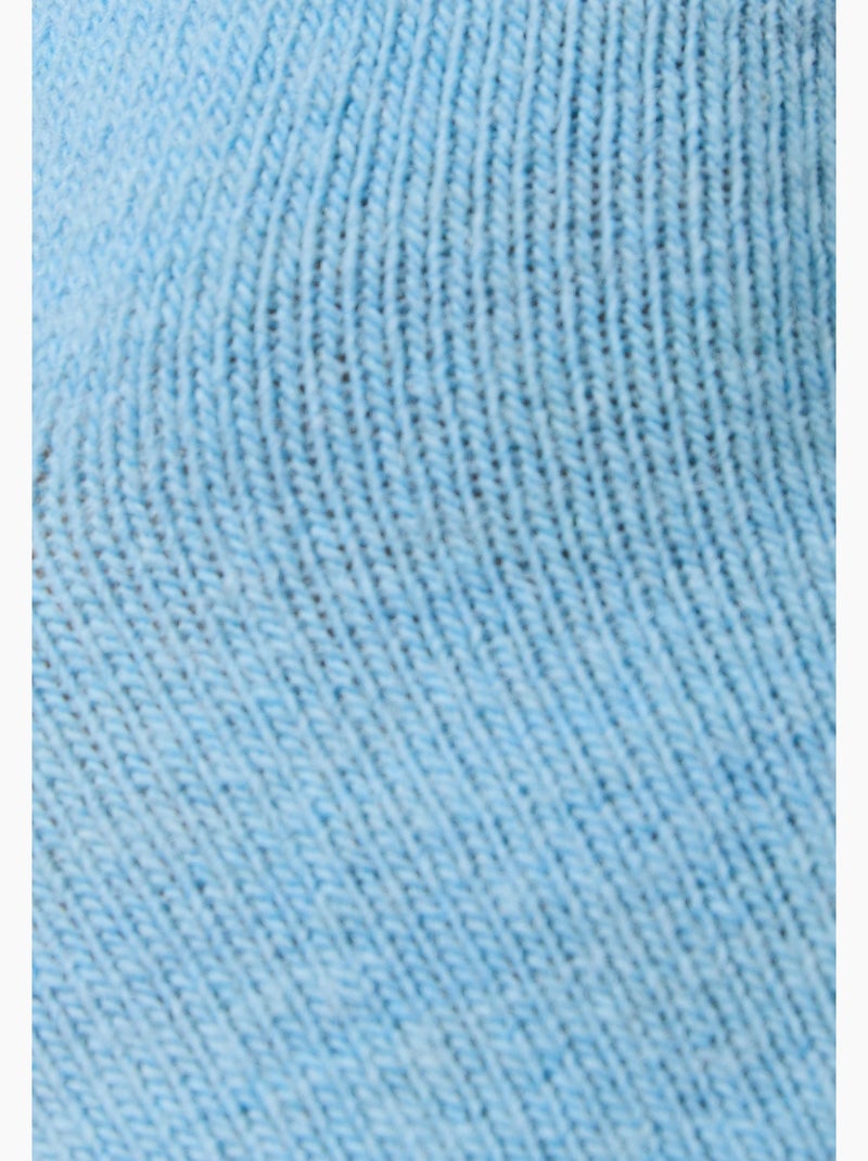 Lot de 2 paires de chaussettes Thermolactyl maille laineuse  - Damart Bleu - Kiabi