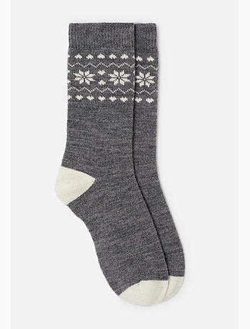 Lot de 2 paires de chaussettes thermolactyl maille laineuse - damart