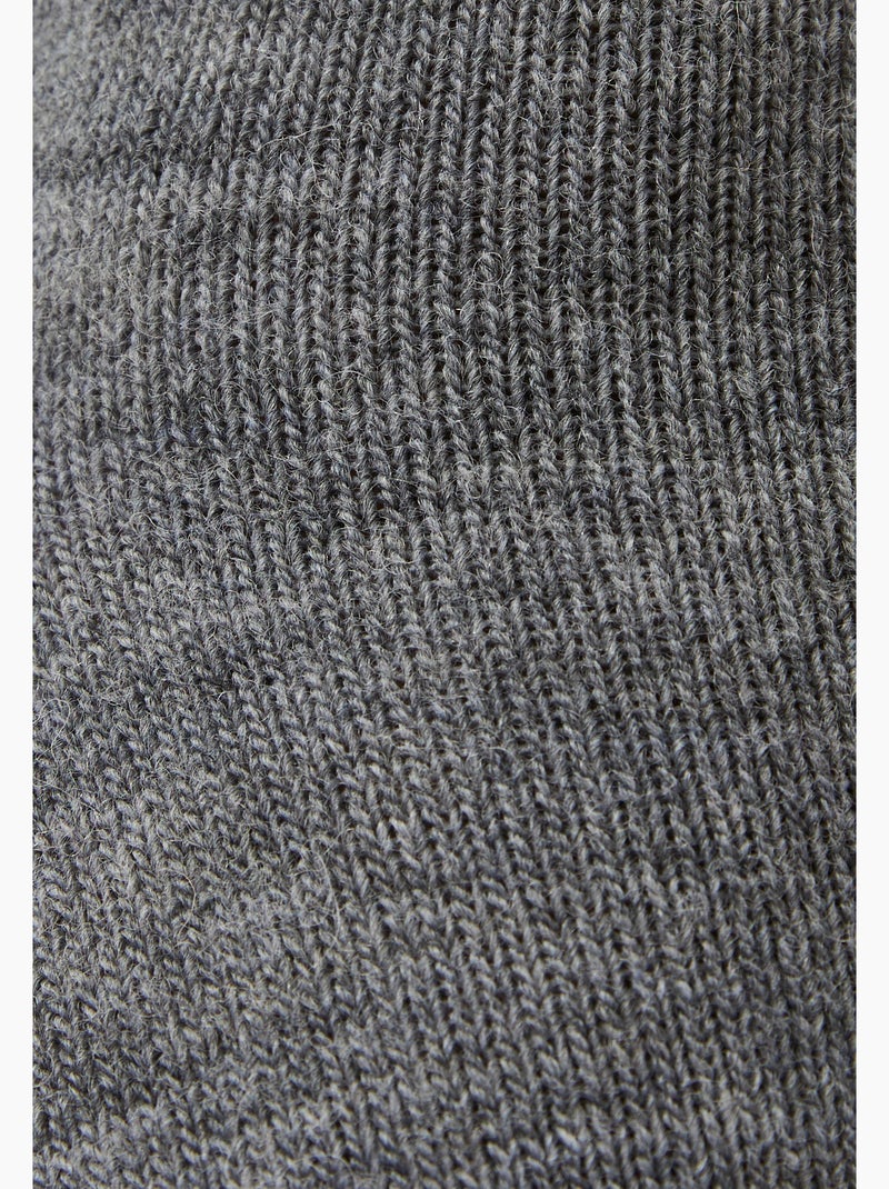 Lot de 2 paires de chaussettes thermolactyl maille laineuse  - damart Gris - Kiabi