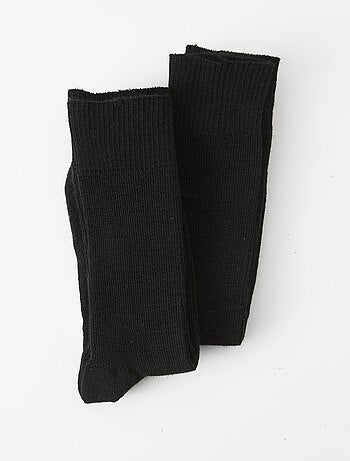 Lot de 2 paires de chaussettes Thermolactyl maille laineuse - Damart