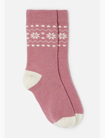 Lot de 2 paires de chaussettes thermolactyl maille laineuse - damart