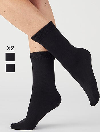 Lot de 2 paires de chaussettes Thermolactyl opaques - Damart