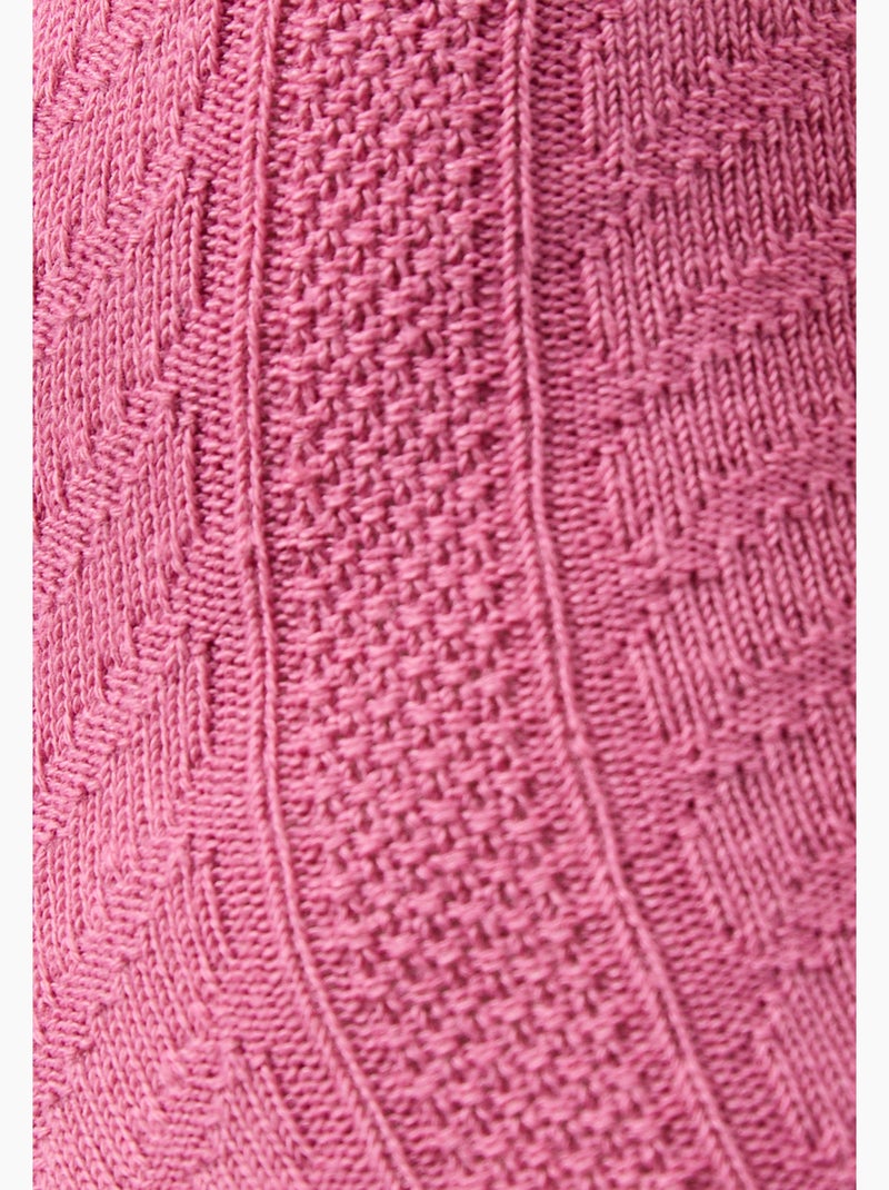 Lot de 2 paires de chaussettes torsadées thermolactyl - damart Rose - Kiabi