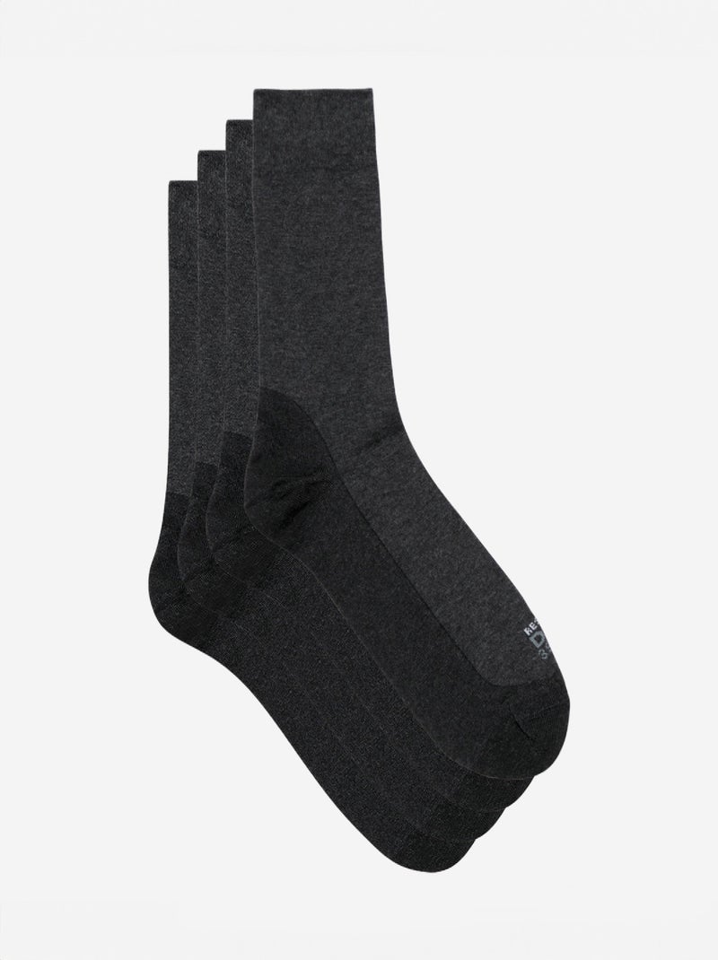 Lot de 2 paires de Chaussettes Ultra Resist Gris - Kiabi