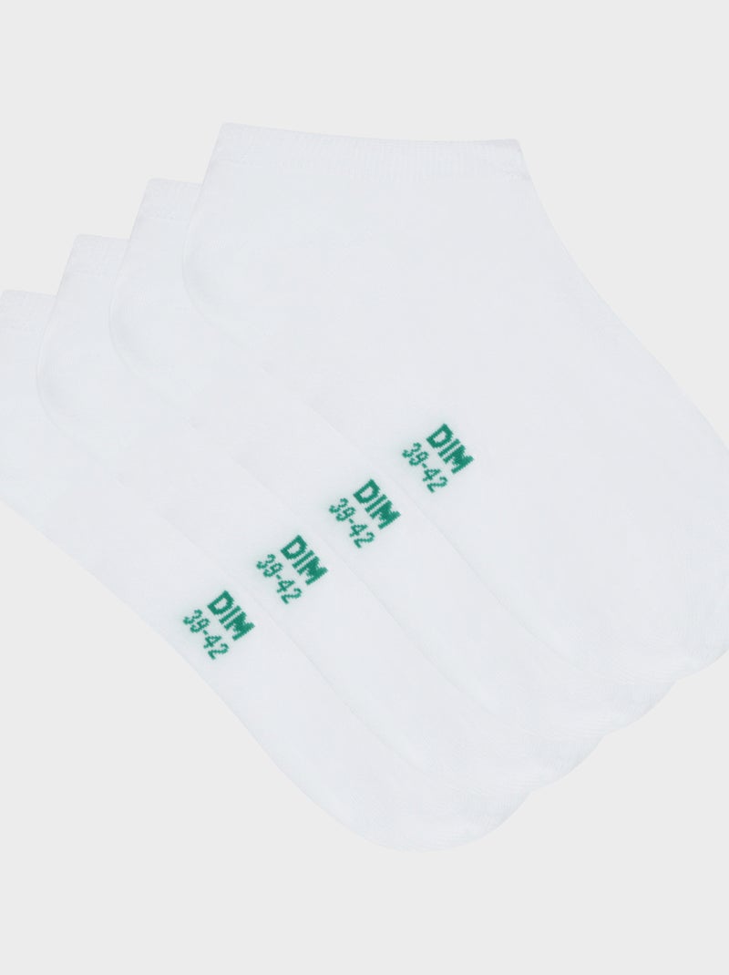 Lot de 2 paires de chaussettes unies Gots Good Socks Blanc - Kiabi