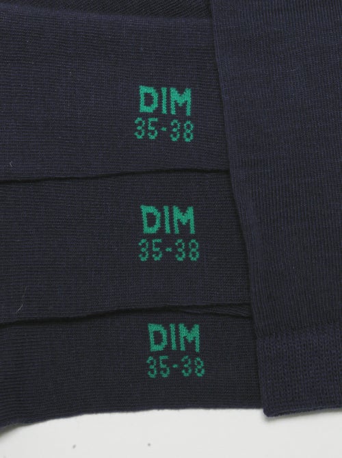 Lot de 2 paires de chaussettes unies Gots Good Socks - Kiabi