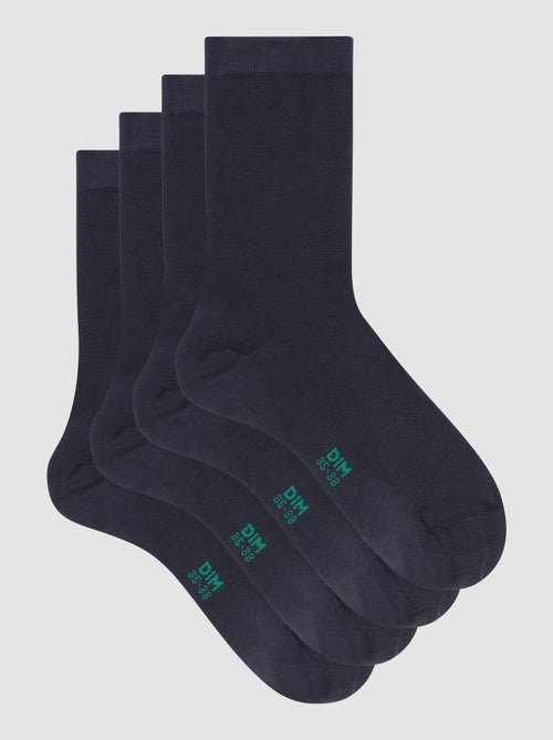 Lot de 2 paires de chaussettes unies Gots Good Socks - Kiabi