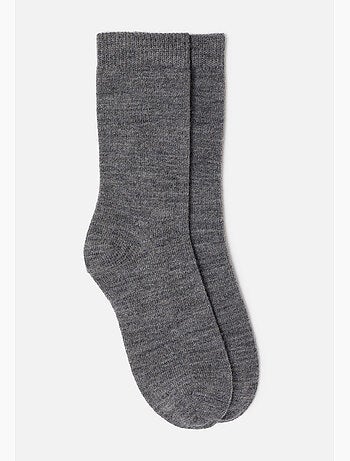 Lot de 2 paires de chaussettes unies thermolactyl - damart