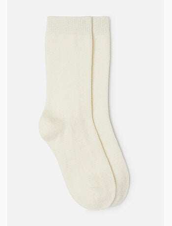 Lot de 2 paires de chaussettes unies thermolactyl - damart