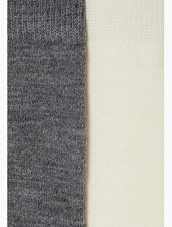 Lot de 2 paires de chaussettes unies thermolactyl - damart