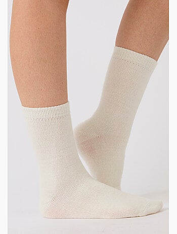 Lot de 2 paires de chaussettes unies thermolactyl - damart