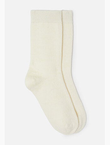 Lot de 2 paires de chaussettes unies thermolactyl - damart