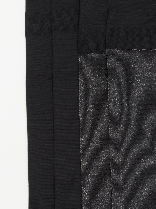 Lot de 2 paires de collants - 1 mate + 1 brillante - Kiabi