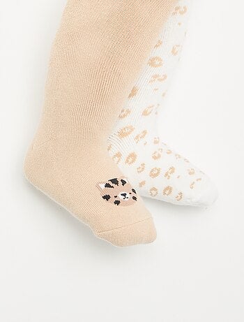 Lot de 2 paires de collants