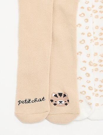 Lot de 2 paires de collants