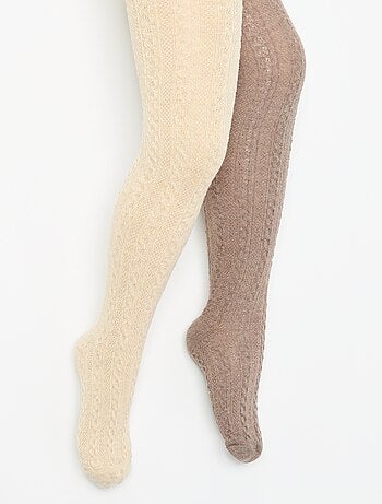 Lot de 2 paires de collants