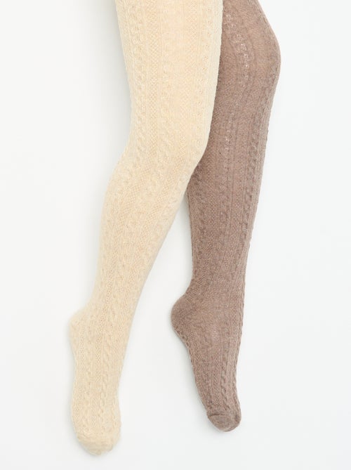Lot de 2 paires de collants - Kiabi Lot de 2 paires de collants - Kiabi