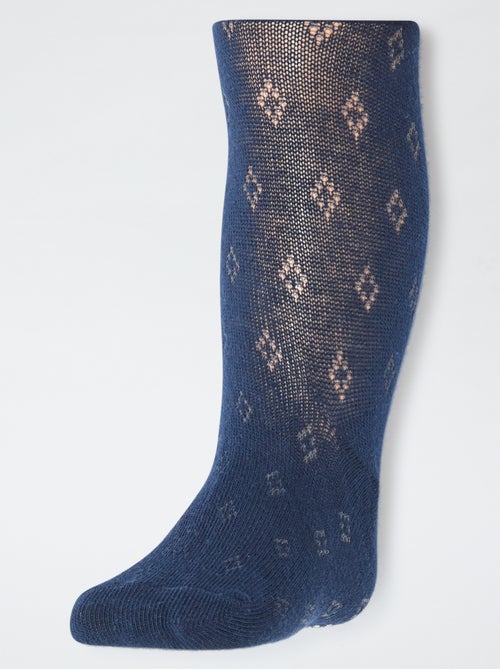 Lot de 2 paires de collants chauds pointelle - Kiabi