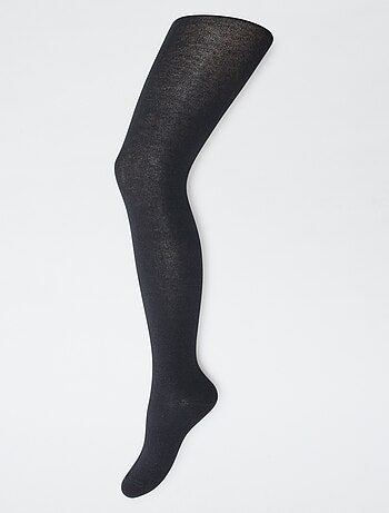 Lot de 2 paires de collants chauds unis