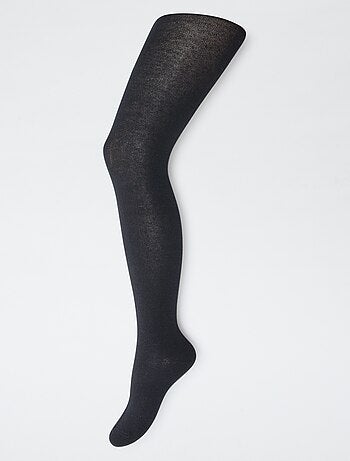 Lot de 2 paires de collants chauds unis
