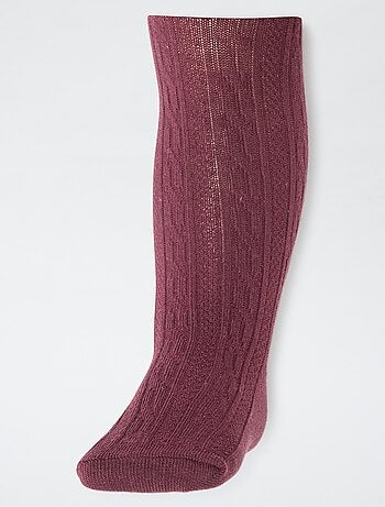 Lot de 2 paires de collants en maille
