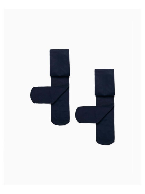 Lot de 2 Paires de Collants en Microfibre 40 Den - Kiabi