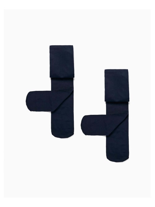 Lot de 2 Paires de Collants en Microfibre 40 Den - Kiabi