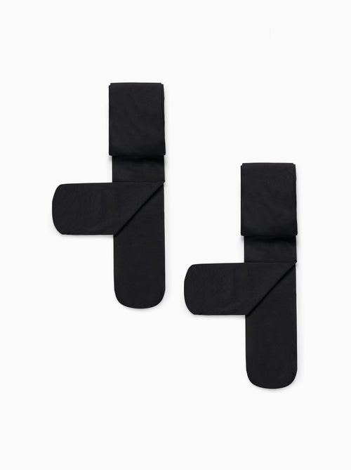 Lot de 2 Paires de Collants en Microfibre 40 Den - Kiabi