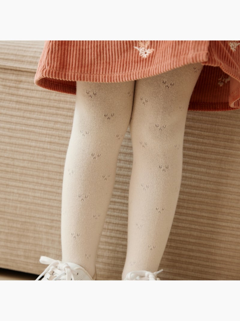 Lot de 2 paires de collants enfant ollie Rose foncé - Kiabi