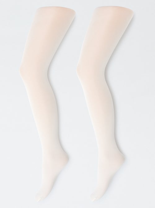 Lot de 2 paires de collants légers - Kiabi