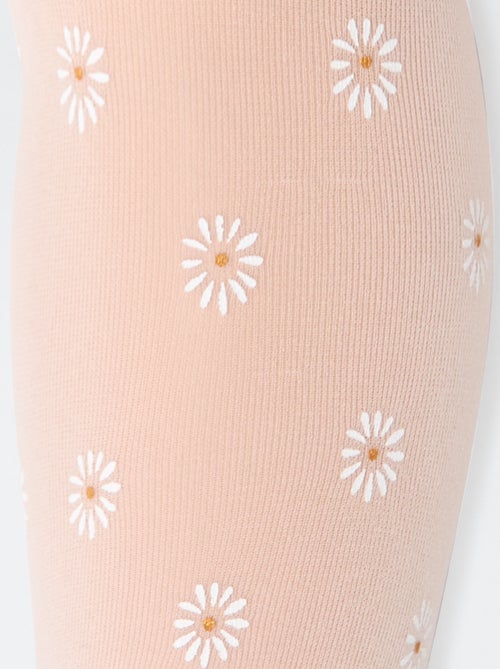 Lot de 2 paires de collants légers fantaisie - Kiabi