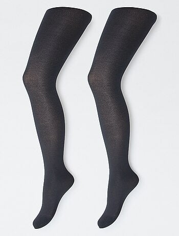 Lot de 2 paires de collants légers