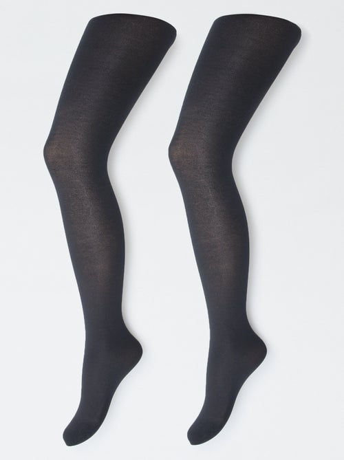 Lot de 2 paires de collants légers - Kiabi