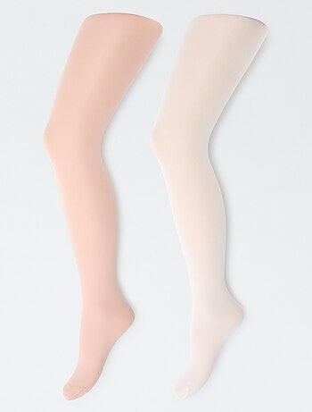 Lot de 2 paires de collants légers