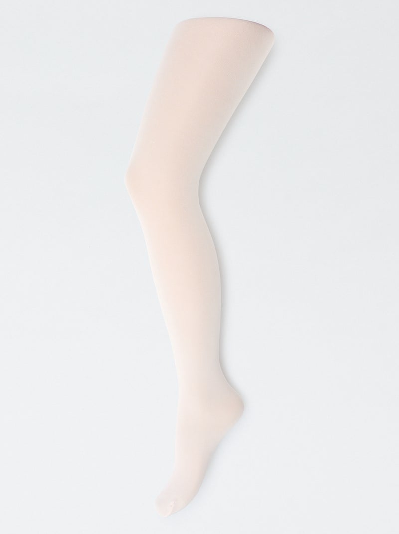 Lot de 2 paires de collants légers Rose - Kiabi